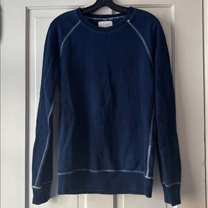 Olderbrother Indigo Crew Neck Unisex Sweatshirt Sz XS